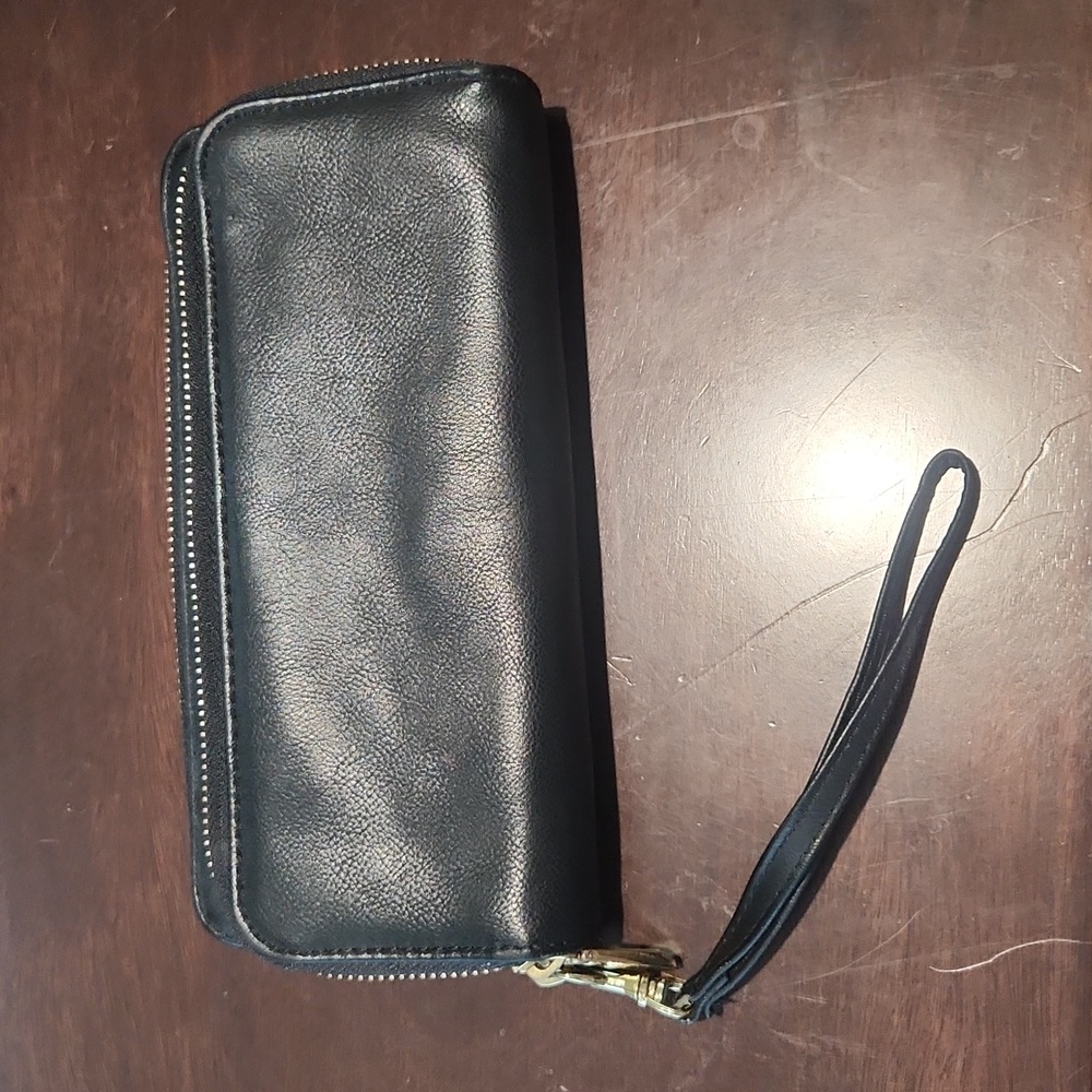 WALLET ▪︎ Wrislet w/ 2 Brass Zippers, 8 CC Slots, inside zip pocket, 2 cash slot